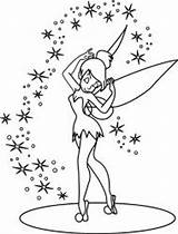 Tinkerbell Coloring Pages Dust Pixie Her Drawings Getdrawings Drawing 2010 Print Kids sketch template