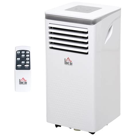 homcom  btu portable mobile air conditioner  cooling dehumidifying  ventilating