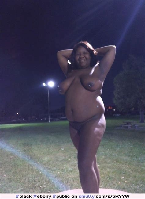 black ebony public publicnudity naked in public