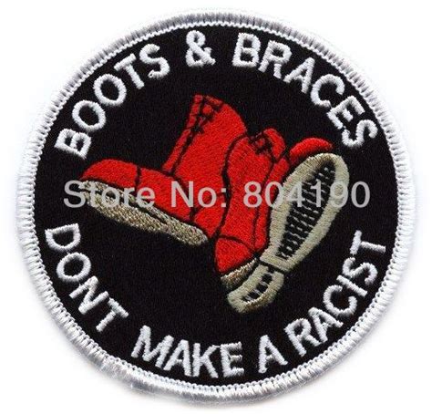 Boots And Braces Skinhead Music Band Iron On Sew On Patch Tshirt