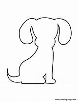 Stencil Puppy Printable Coloring Pages Dog Template Stencils Print Templates Patterns Animal Applique для Kids трафареты Color Quilt Craft животных sketch template