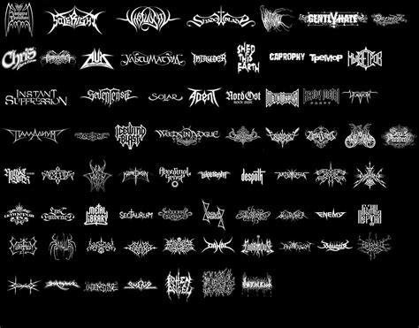 metal band logos samples  lakmus  deviantart