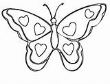 Schmetterling Schmetterlinge Kostenlos Malvorlage Ausdrucken Ausmalbild sketch template