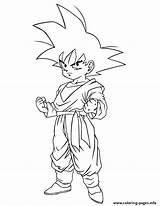Coloring Dragon Gohan Ball Pages Dbz Goten Printable Kids Cool Super Gotenks Kid Color Drawing Trunks Characters Simple Colouring Print sketch template