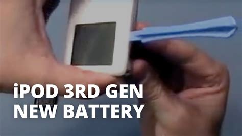 replace  battery   ipod  generation youtube