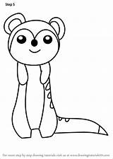 Meerkat Drawingtutorials101 sketch template