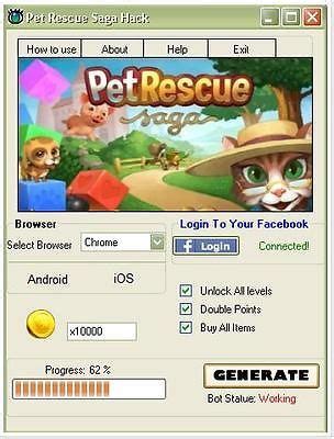 pet rescue saga hack  lives unlock  levels pet rescue ebay pet rescue saga