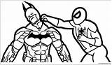 Spiderman Coloring Batman Pages Vs Man Drawing Superman Iron Colouring Lego Kids Books Choose Board Cute sketch template
