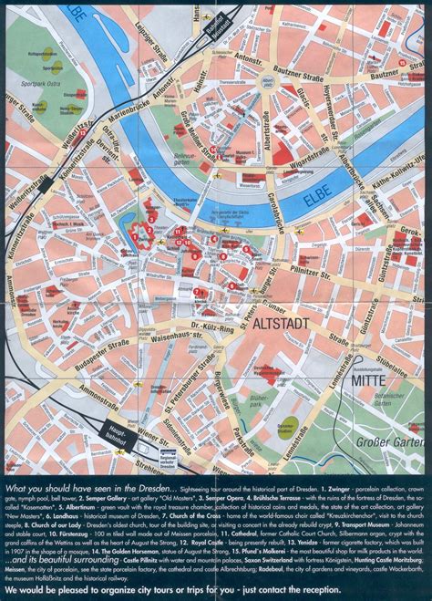 stadtplan von dresden detaillierte gedruckte karten von dresden