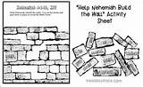 Nehemiah Jerusalem Lessons Builds Nehemia Rebuilding Daniellesplace Nehe Basteln Object Journaling Starklx Kindergottesdienst sketch template