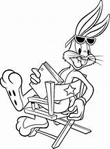 Bunny Bugs Coloring Pages Printable Bug Filminspector Cartoon Popular sketch template