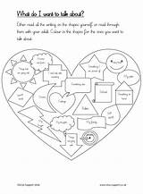 Want Talk Do Support Therapy Elsa Exercise Activities Kids Counseling Worksheets Children Group Resources Counselling Work Counselor Cbt Heart Self sketch template