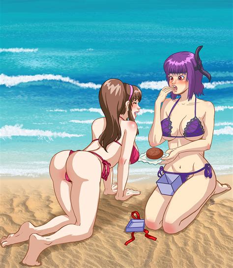 a day on the beach by pablocomics hentai foundry