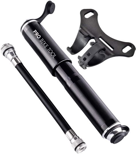 pro bike tool portable mini bike pump fits presta  schrader black walmartcom