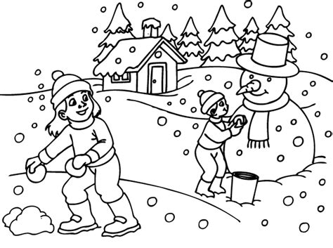 winter themed coloring pages  getcoloringscom  printable