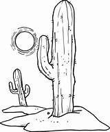 Coloring Desert Pages Sun Clipart Cactus Cactuses Over Printable Supercoloring Drawing Desenho Clip Para Sol Cacto Deserto Cactos Plants Desenhos sketch template
