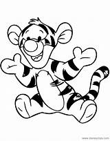 Baby Tigger Coloring Pages Pooh Disney Winnie Disneyclips Mister Twister Club Cartoon Pdf sketch template