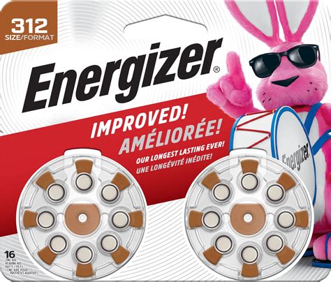 energizer hearing aid batteries size  brown tab  pack walmartcom walmartcom
