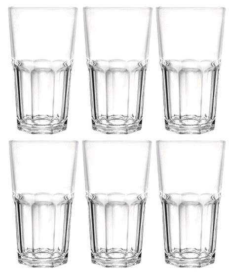 Nanson Clear Drinking Glasses Pack Of 6 Buy Online At
