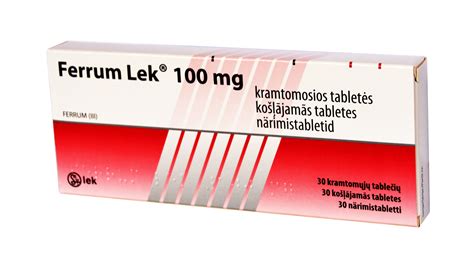 ferrum lek mg tabletes