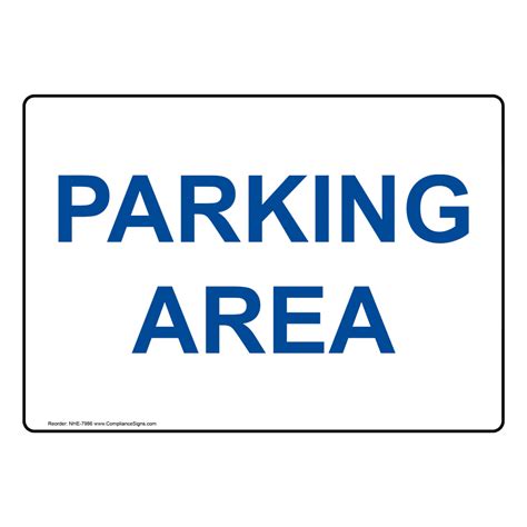 parking area sign nhe  parking control