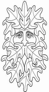 Green Man Patterns Printables Choose Board Stencils sketch template