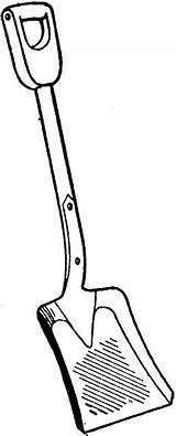 Shovel Clipart Sketch Nosed Square Etc Large Clip Medium Usf Edu Original sketch template