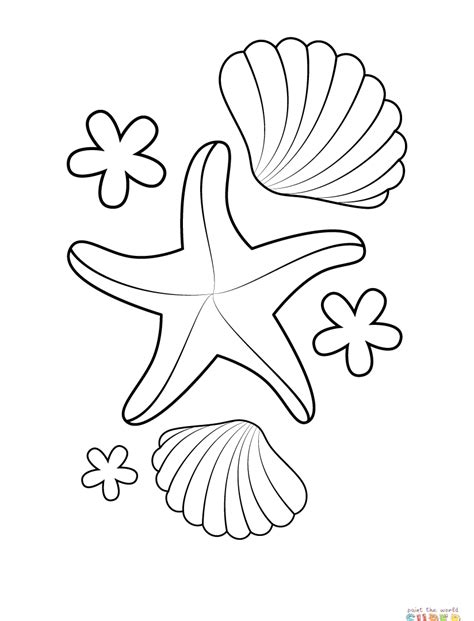 starfish coloring pages  print  getcoloringscom  printable