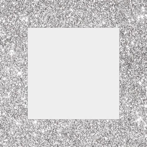 silver glitter border png   cliparts  images