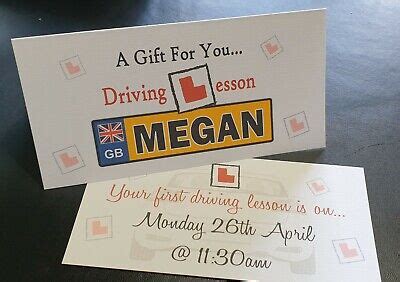 st driving lesson learn  drive  birthday christmas voucher