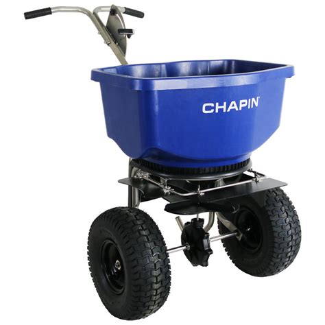 chapin  lbs professional wide mouth rock salt spreader   home depot