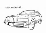 Lincoln Coloring Car Pages Super Kids Cars Marc Continental Vii Lsc Printable Visit sketch template