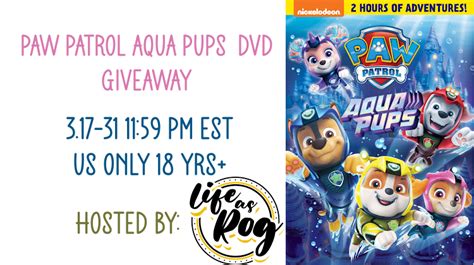 enter  win  paw patrol aqua pups dvd giveaway