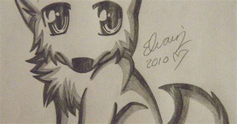 Pencil Drawings Of Anime Wolf Drawing 4 By Animefan1863