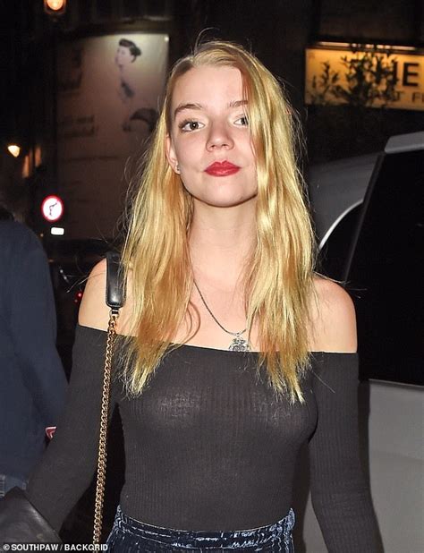 peaky blinders star anya taylor joy braves the cold on night out at