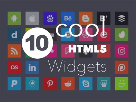 html widgets   catch  viewers attention