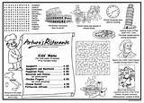 Placemats Pm120 Childrens sketch template