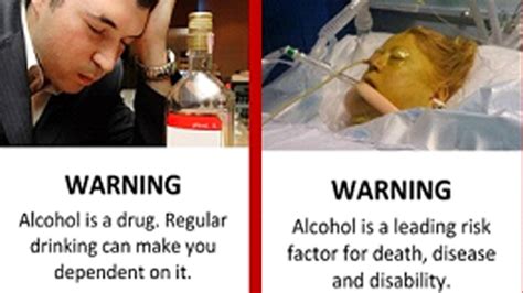 alcohol warning labels  survey suggests graphic images  encourage moderation ctv news