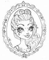 Coloring Pages Girls Girl Cameo Packers Printable Drawing Tattoo Sketch Carnival Kei Beautiful Bay Green Phillips Colouring Frames Getdrawings Ups sketch template