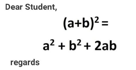 formula  ab maths algebraic expressions