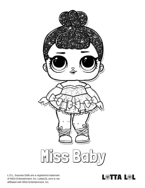 baby glitter coloring page lotta lol coloring pages coloring