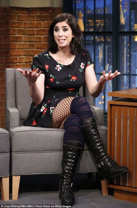 Sarah Silverman Dons Same Floral Lbd For The Third Time In A Month On