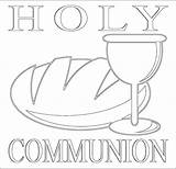 Communion sketch template