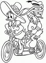 Coloring Duck Pages Bike Donald Riding Darkwing Daisy Printable Kids Mickey Ride Together Gif Comments Color Getcolorings Adult Choose Board sketch template