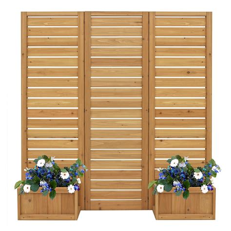 Yardistry 5 Ft X 5 Ft Outdoor Wood Privacy Screen With