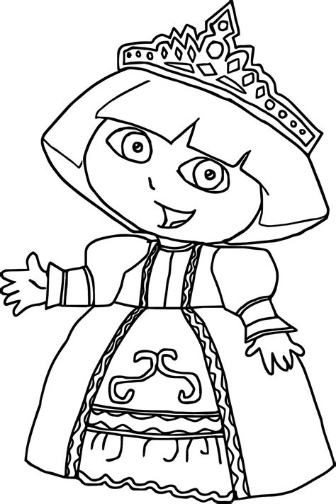 dora  explorer coloring page coloring picture coloring home