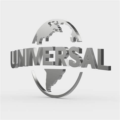 universal studios logo film  model cgtrader