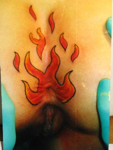 Tattooed Asshole Flames Limonia