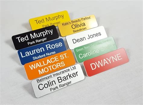 personalised acrylic  badge  pin choice  colour