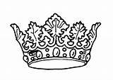 Kroon Kleurplaat Koning Crown Coloring Grote Kleurplaten sketch template